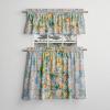 imageMaison d Hermine Limoncello 100 Cotton Set of 3 Kitchen Rod Pocket Window Curtain for Cafe  Kitchen  Bedroom  Home 2 Tiers 28quotX36quot and 1 Valance 56quotX18quot26  Agrume