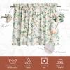 imageMaison d Hermine Limoncello 100 Cotton Set of 3 Kitchen Rod Pocket Window Curtain for Cafe  Kitchen  Bedroom  Home 2 Tiers 28quotX36quot and 1 Valance 56quotX18quot33  Holly Time