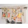 imageMaison d Hermine Limoncello 100 Cotton Set of 3 Kitchen Rod Pocket Window Curtain for Cafe  Kitchen  Bedroom  Home 2 Tiers 28quotX36quot and 1 Valance 56quotX18quot32  Potiron