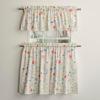 imageMaison d Hermine Limoncello 100 Cotton Set of 3 Kitchen Rod Pocket Window Curtain for Cafe  Kitchen  Bedroom  Home 2 Tiers 28quotX36quot and 1 Valance 56quotX18quot36  Just Florals