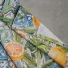 imageMaison d Hermine Limoncello 100 Cotton Set of 3 Kitchen Rod Pocket Window Curtain for Cafe  Kitchen  Bedroom  Home 2 Tiers 28quotX36quot and 1 Valance 56quotX18quot26  Agrume