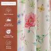 imageMaison d Hermine Limoncello 100 Cotton Set of 3 Kitchen Rod Pocket Window Curtain for Cafe  Kitchen  Bedroom  Home 2 Tiers 28quotX36quot and 1 Valance 56quotX18quot36  Just Florals