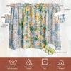 imageMaison d Hermine Limoncello 100 Cotton Set of 3 Kitchen Rod Pocket Window Curtain for Cafe  Kitchen  Bedroom  Home 2 Tiers 28quotX36quot and 1 Valance 56quotX18quot26  Agrume