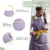 imageMaison dHermine 100 Cotton Apron for women with Pocket Kitchen Chef Apron for Men Easter decorations Cooking Baking Garden02  Bees Are Buzzing