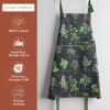 imageMaison dHermine 100 Cotton Apron for women with Pocket Kitchen Chef Apron for Men Easter decorations Cooking Baking Garden03  Fresh Herbs
