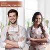 imageMaison dHermine 100 Cotton Apron for women with Pocket Kitchen Chef Apron for Men Easter decorations Cooking Baking Garden04  Free Horses