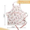 imageMaison dHermine 100 Cotton Apron for women with Pocket Kitchen Chef Apron for Men Easter decorations Cooking Baking Garden04  Free Horses