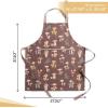 imageMaison dHermine 100 Cotton Apron for women with Pocket Kitchen Chef Apron for Men Easter decorations Cooking Baking Garden05  Foods from the Woods