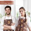 imageMaison dHermine 100 Cotton Apron for women with Pocket Kitchen Chef Apron for Men Easter decorations Cooking Baking Garden05  Foods from the Woods