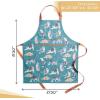 imageMaison dHermine 100 Cotton Apron for women with Pocket Kitchen Chef Apron for Men Easter decorations Cooking Baking Garden07  Cats Will Be Cats