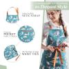 imageMaison dHermine 100 Cotton Apron for women with Pocket Kitchen Chef Apron for Men Easter decorations Cooking Baking Garden07  Cats Will Be Cats