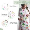 imageMaison dHermine 100 Cotton Apron for women with Pocket Kitchen Chef Apron for Men Easter decorations Cooking Baking Garden10  Farmers Garden