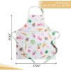 imageMaison dHermine 100 Cotton Apron for women with Pocket Kitchen Chef Apron for Men Easter decorations Cooking Baking Garden10  Farmers Garden