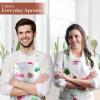imageMaison dHermine 100 Cotton Apron for women with Pocket Kitchen Chef Apron for Men Easter decorations Cooking Baking Garden10  Farmers Garden