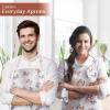 imageMaison dHermine 100 Cotton Apron for women with Pocket Kitchen Chef Apron for Men Easter decorations Cooking Baking Garden12  Butterflies