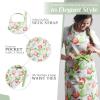 imageMaison dHermine 100 Cotton Apron for women with Pocket Kitchen Chef Apron for Men Easter decorations Cooking Baking Garden13  Apples  Pears