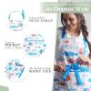 imageMaison dHermine 100 Cotton Apron for women with Pocket Kitchen Chef Apron for Men Easter decorations Cooking Baking Garden14  Breton Fishes