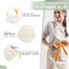 imageMaison dHermine 100 Cotton Apron for women with Pocket Kitchen Chef Apron for Men Easter decorations Cooking Baking Garden18  Ducklings in Spring