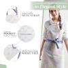 imageMaison dHermine 100 Cotton Apron for women with Pocket Kitchen Chef Apron for Men Easter decorations Cooking Baking Garden20  High Tea