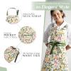 imageMaison dHermine 100 Cotton Apron for women with Pocket Kitchen Chef Apron for Men Easter decorations Cooking Baking Garden22  Soleil Fruite