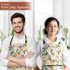 imageMaison dHermine 100 Cotton Apron for women with Pocket Kitchen Chef Apron for Men Easter decorations Cooking Baking Garden22  Soleil Fruite
