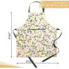 imageMaison dHermine 100 Cotton Apron for women with Pocket Kitchen Chef Apron for Men Easter decorations Cooking Baking Garden22  Soleil Fruite