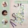 imageMaison dHermine 100 Cotton Apron for women with Pocket Kitchen Chef Apron for Men Easter decorations Cooking Baking Garden25  Sivergue
