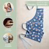 imageMaison dHermine 100 Cotton Apron for women with Pocket Kitchen Chef Apron for Men Easter decorations Cooking Baking Garden27  Picoti