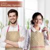 imageMaison dHermine 100 Cotton Apron for women with Pocket Kitchen Chef Apron for Men Easter decorations Cooking Baking Garden28  Manosque