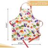 imageMaison dHermine 100 Cotton Apron for women with Pocket Kitchen Chef Apron for Men Easter decorations Cooking Baking Garden30  Ratatouille