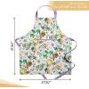 imageMaison dHermine 100 Cotton Apron for women with Pocket Kitchen Chef Apron for Men Easter decorations Cooking Baking Garden31  Cavaillon