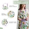 imageMaison dHermine 100 Cotton Apron for women with Pocket Kitchen Chef Apron for Men Easter decorations Cooking Baking Garden31  Cavaillon