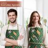 imageMaison dHermine 100 Cotton Apron for women with Pocket Kitchen Chef Apron for Men Easter decorations Cooking Baking Garden34  Tropical Birds