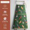 imageMaison dHermine 100 Cotton Apron for women with Pocket Kitchen Chef Apron for Men Easter decorations Cooking Baking Garden34  Tropical Birds