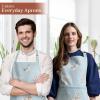 imageMaison dHermine 100 Cotton Apron for women with Pocket Kitchen Chef Apron for Men Easter decorations Cooking Baking Garden35  Barnyard Cute