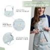 imageMaison dHermine 100 Cotton Apron for women with Pocket Kitchen Chef Apron for Men Easter decorations Cooking Baking Garden35  Barnyard Cute