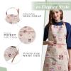 imageMaison dHermine 100 Cotton Apron for women with Pocket Kitchen Chef Apron for Men Easter decorations Cooking Baking Garden36  Cakes