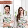imageMaison dHermine 100 Cotton Apron for women with Pocket Kitchen Chef Apron for Men Easter decorations Cooking Baking Garden37  Paris