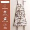 imageMaison dHermine 100 Cotton Apron for women with Pocket Kitchen Chef Apron for Men Easter decorations Cooking Baking GardenCalais  Charcoal