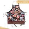 imageMaison dHermine 100 Cotton Apron for women with Pocket Kitchen Chef Apron for Men Easter decorations Cooking Baking GardenJacobean Florals