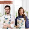 imageMaison dHermine 100 Cotton Apron for women with Pocket Kitchen Chef Apron for Men Easter decorations Cooking Baking GardenMeil