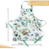 imageMaison dHermine 100 Cotton Apron for women with Pocket Kitchen Chef Apron for Men Easter decorations Cooking Baking GardenMesange