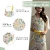 imageMaison dHermine 100 Cotton Apron for women with Pocket Kitchen Chef Apron for Men Easter decorations Cooking Baking GardenSitelle