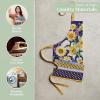imageMaison dHermine 100 Cotton Apron for women with Pocket Kitchen Chef Apron for Men Easter decorations Cooking Baking GardenSunflower Days