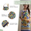 imageMaison dHermine 100 Cotton Apron for women with Pocket Kitchen Chef Apron for Men Easter decorations Cooking Baking GardenSunflower Days