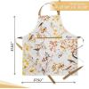 imageMaison dHermine 100 Cotton Apron for women with Pocket Kitchen Chef Apron for Men Easter decorations Cooking Baking GardenVerdier