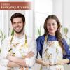imageMaison dHermine 100 Cotton Apron for women with Pocket Kitchen Chef Apron for Men Easter decorations Cooking Baking GardenVerdier