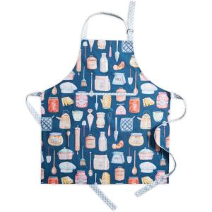 imageMaison dHermine 100 Cotton Apron for women with Pocket Kitchen Chef Apron for Men Easter decorations Cooking Baking Garden01  Lets Bake