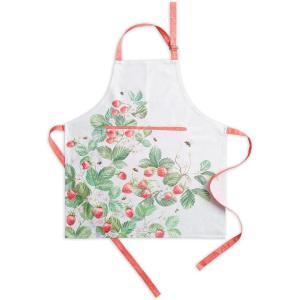 imageMaison dHermine 100 Cotton Apron for women with Pocket Kitchen Chef Apron for Men Easter decorations Cooking Baking Garden06  Strawberry Summer