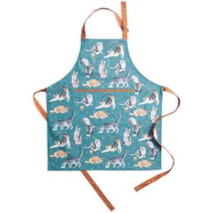 imageMaison dHermine 100 Cotton Apron for women with Pocket Kitchen Chef Apron for Men Easter decorations Cooking Baking Garden07  Cats Will Be Cats